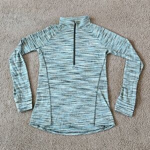 Under Armour 1/4 Zip Women's Striped Long Sleeve Top
